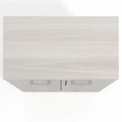 Armario de oficina Basic con puerta cerradura, medida 116x80