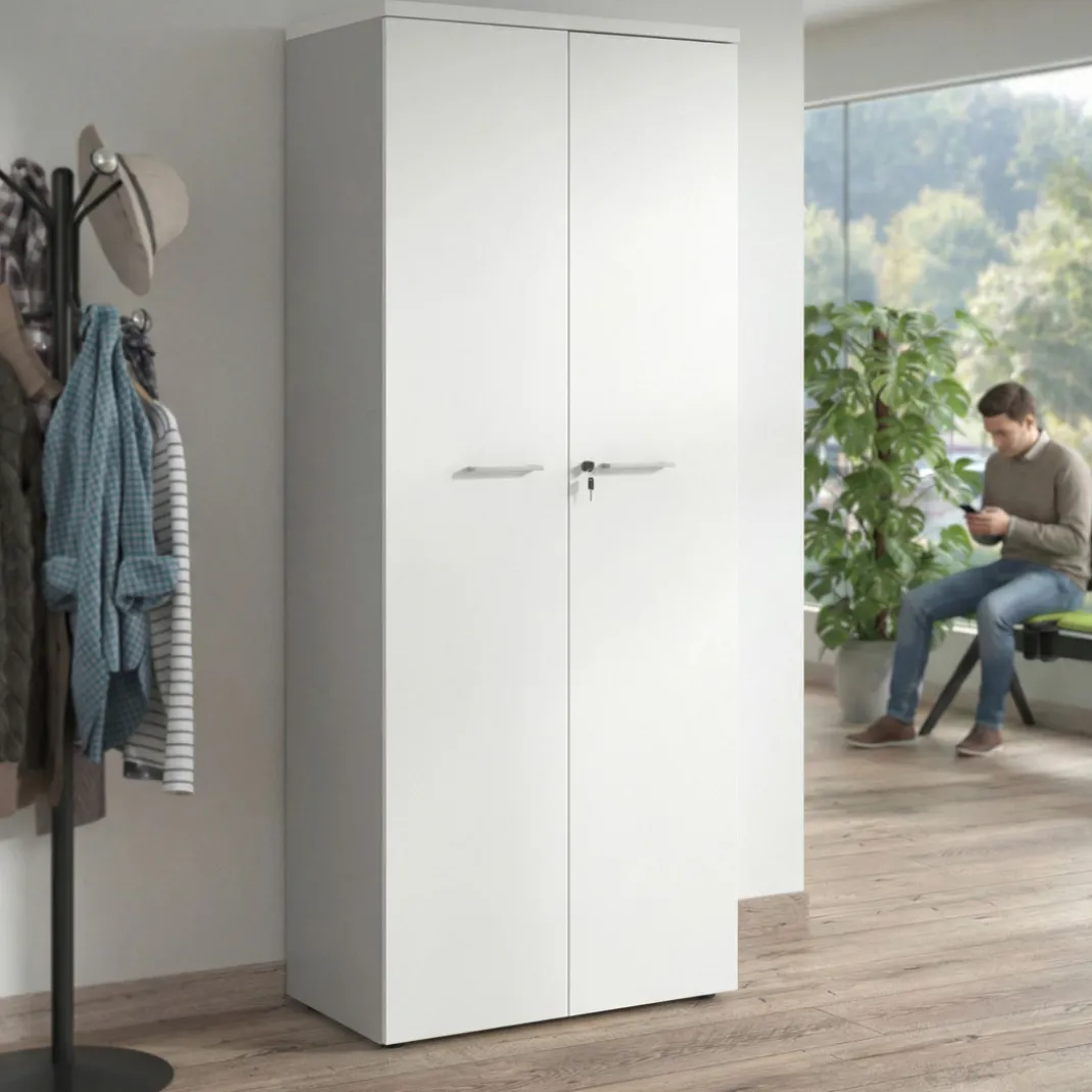 Armario de oficina Basic con puerta alta, medida 193x80
