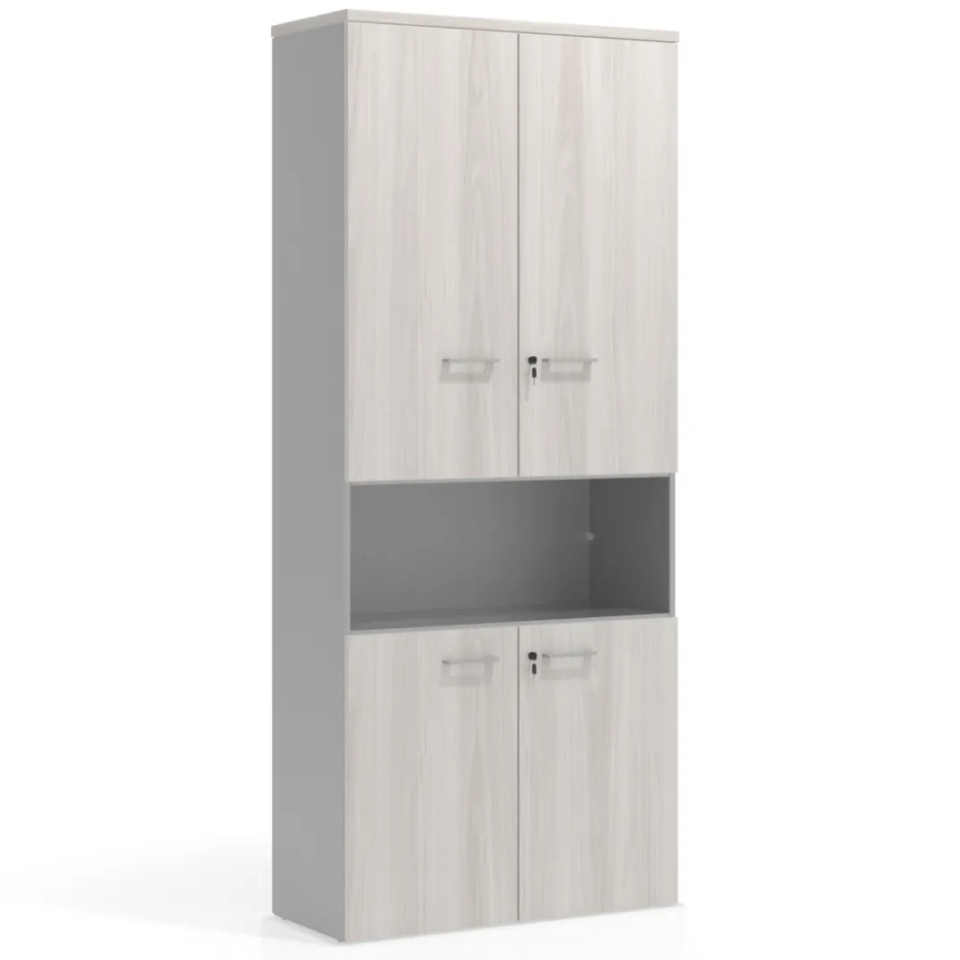 Armario de oficina Colors con doble puerta, medida 236x100