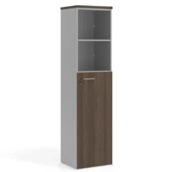 Armario de oficina Colors con puerta mediana, medida 193x50