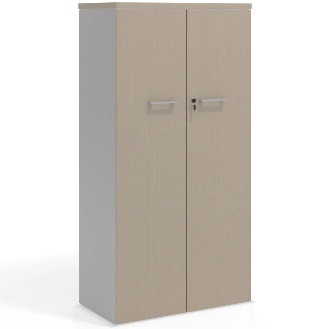 Armario de oficina Colors con puerta alta, medida 155x80