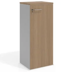 Armario de oficina Colors con puerta cerradura, medida 116x50