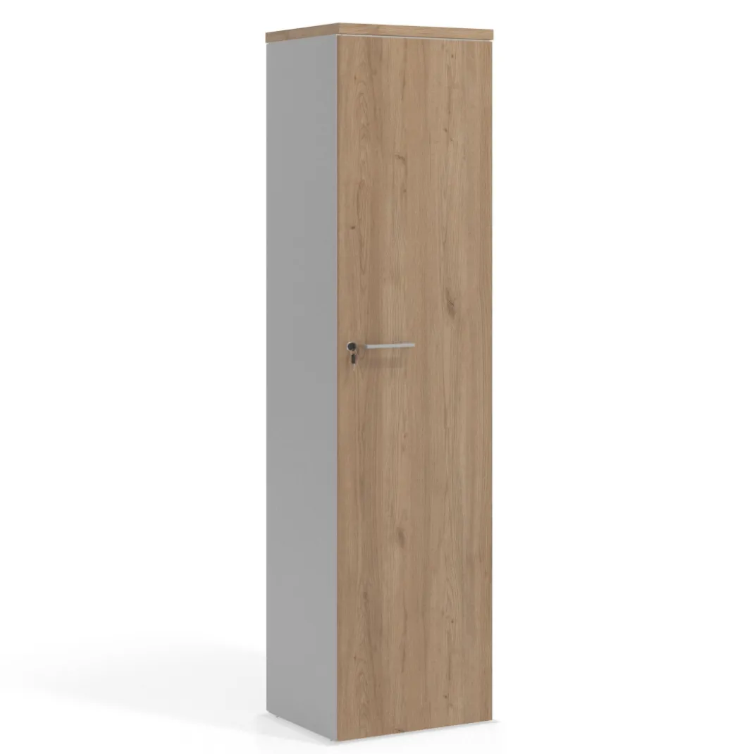 Armario de oficina Colors con puerta alta, medida 193x50