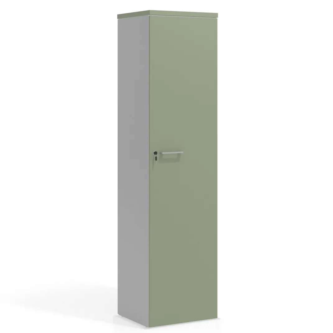 Armario de oficina Colors con puerta alta, medida 193x50