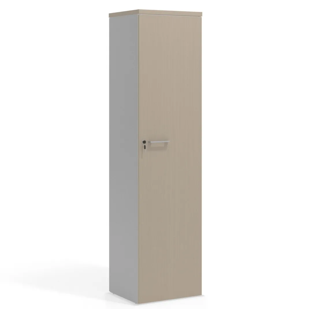 Armario de oficina Colors con puerta alta, medida 193x50