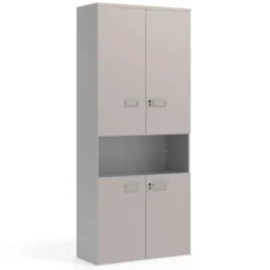 Armario de oficina Colors con doble puerta, medida 236x100