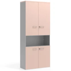 Armario de oficina Colors con doble puerta, medida 236x100