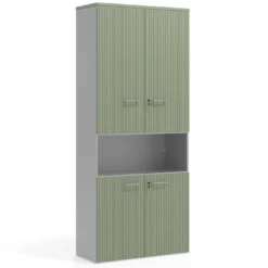 Armario de oficina Colors con doble puerta, medida 236x100
