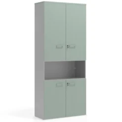 Armario de oficina Colors con doble puerta, medida 236x100