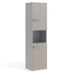 Armario de oficina Colors con doble puerta mediana, medida 193x50