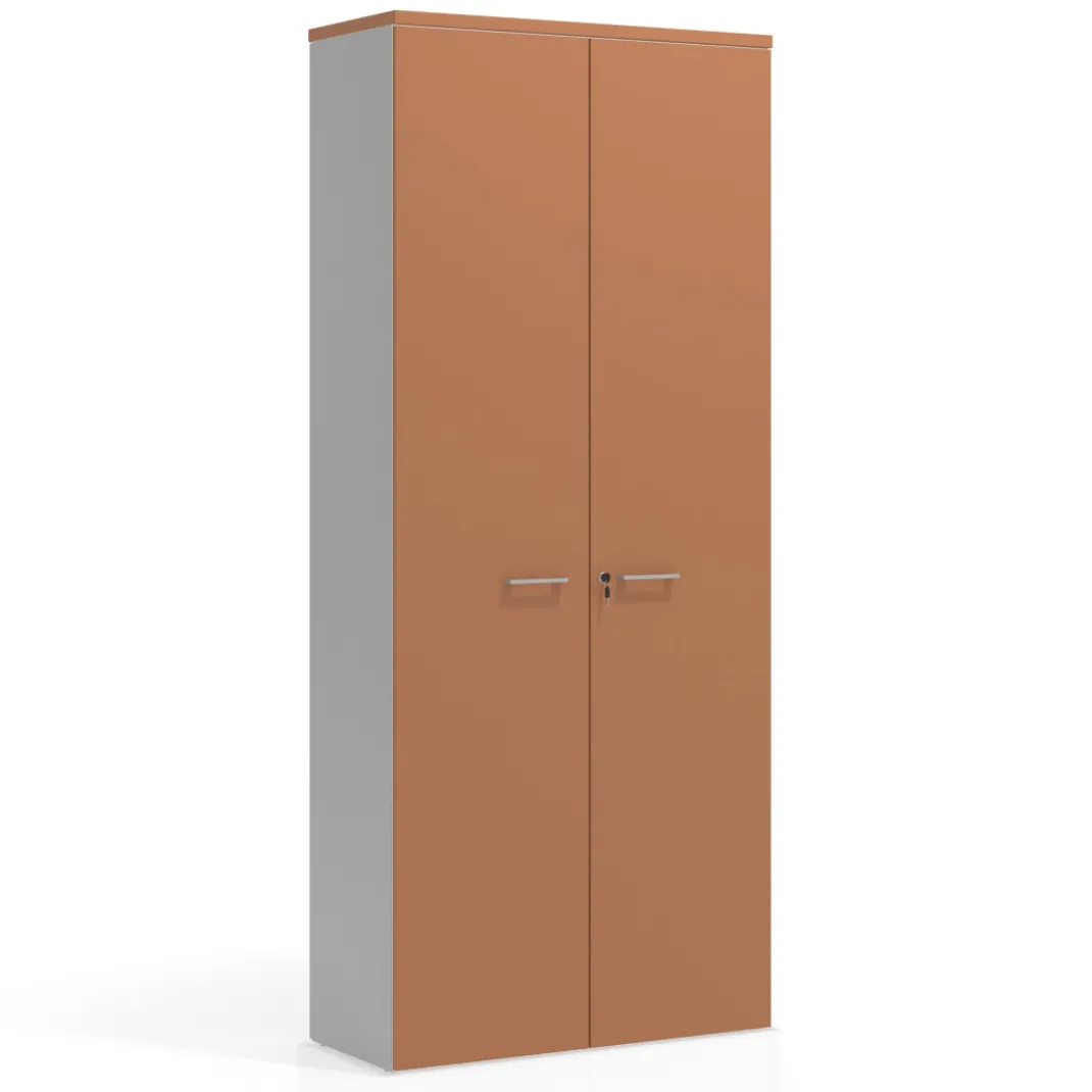 Armario de oficina Colors con puerta alta, medida 236x100