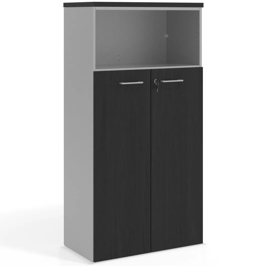 Armario de oficina Colors con puerta mediana, medida 155x80