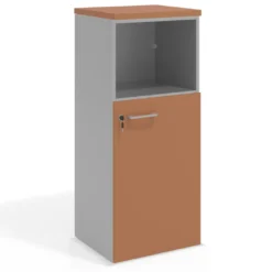 Armario de oficina Colors, medida 116x50 con puerta auxiliar
