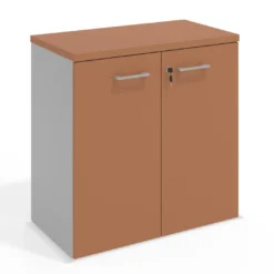 Armario de oficina Colors, medida 78x80 con puertas