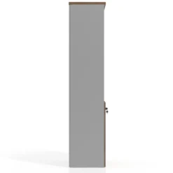 Armario de oficina Colors, medida 193x50cm con puerta pequeña
