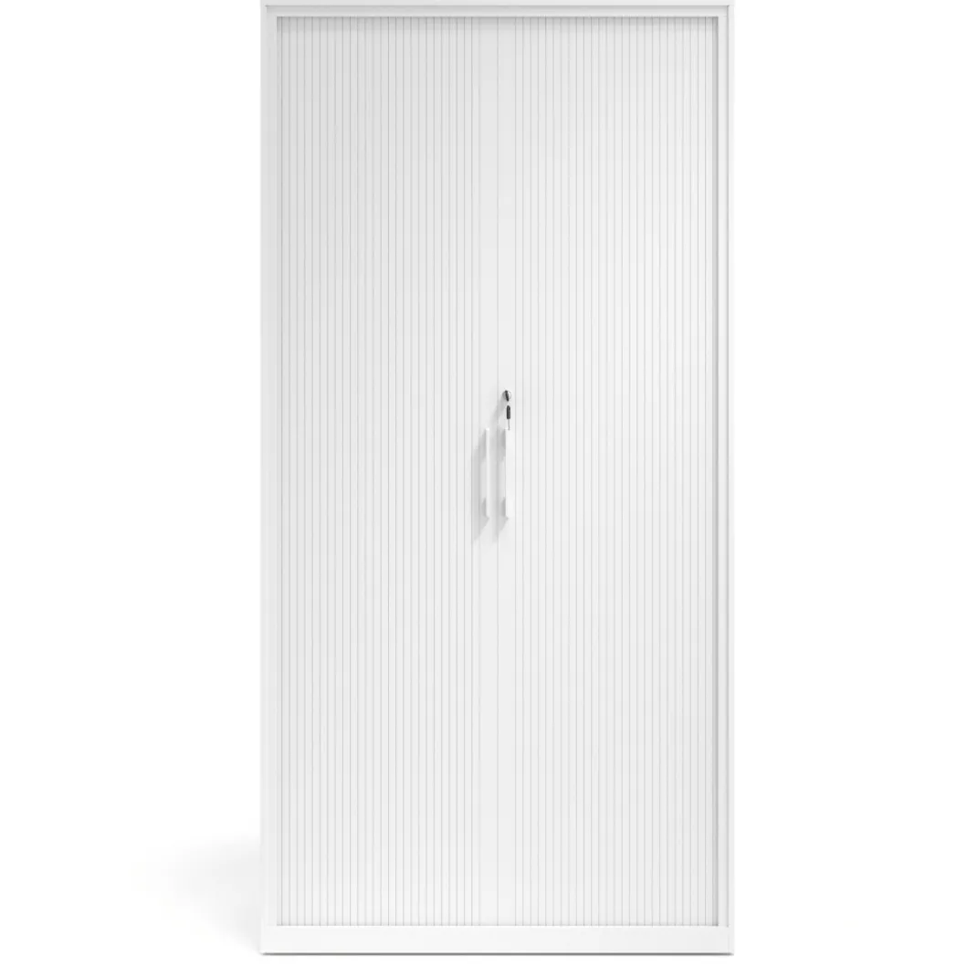 Armario de persiana Strong 185x92cm, estructura blanca