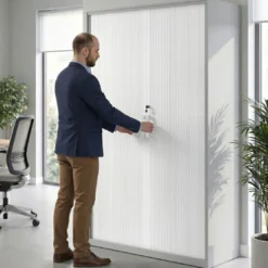 Armario de persiana Strong 185x120cm, estructura aluminio