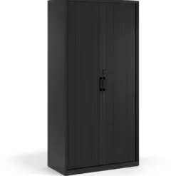 Armario de persiana Strong 185x92cm, estructura negro