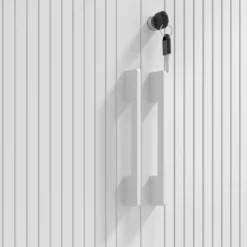 Armario de persiana Strong 109x92cm, estructura negro