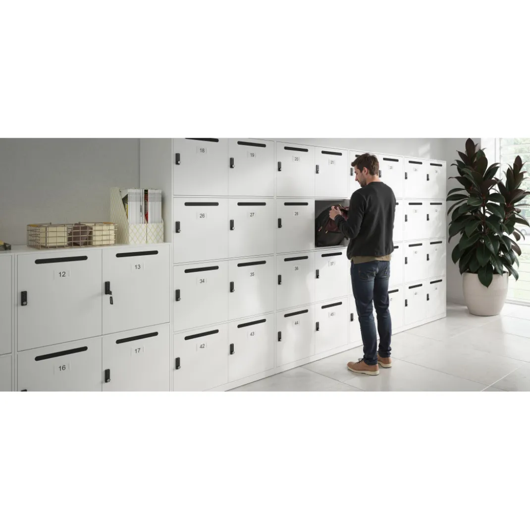 Armario taquilla con buzón MailBox, 8 compartimentos con cerradura