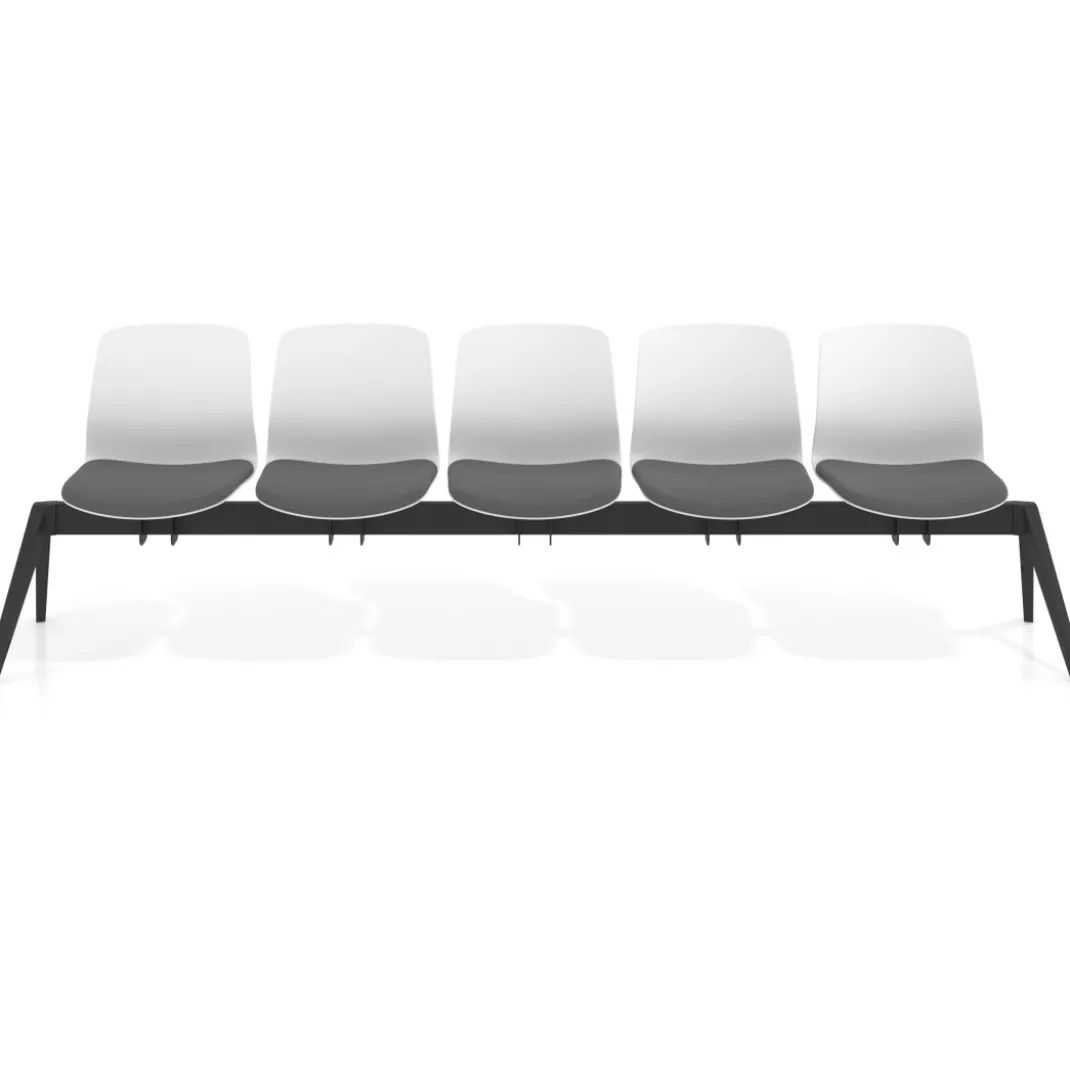 Bancada Sala de Espera Nexus 5 asientos, pata nylon
