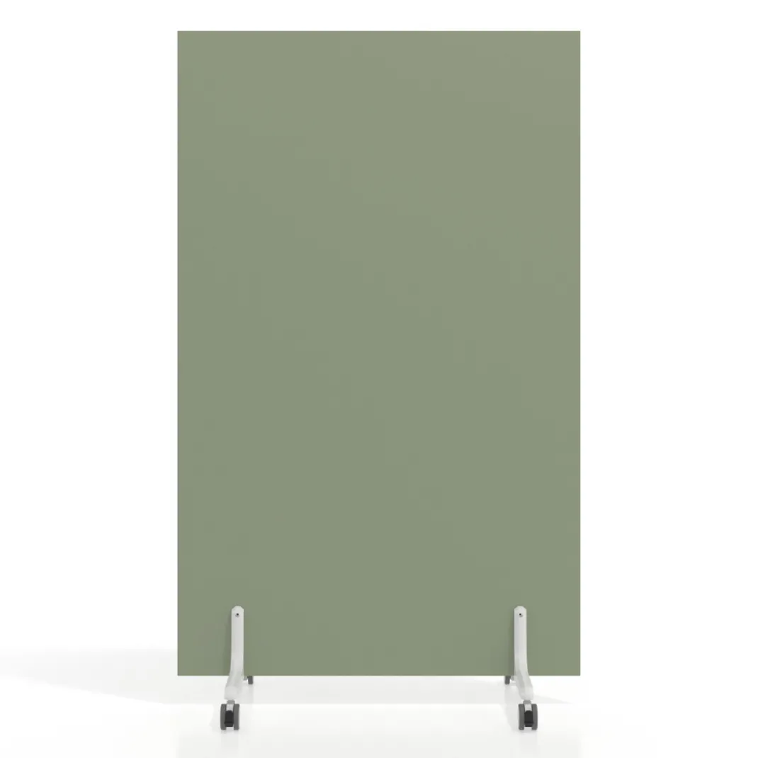 Biombo separador pared móvil Hover en melamina, posición vertical, ancho 100cm