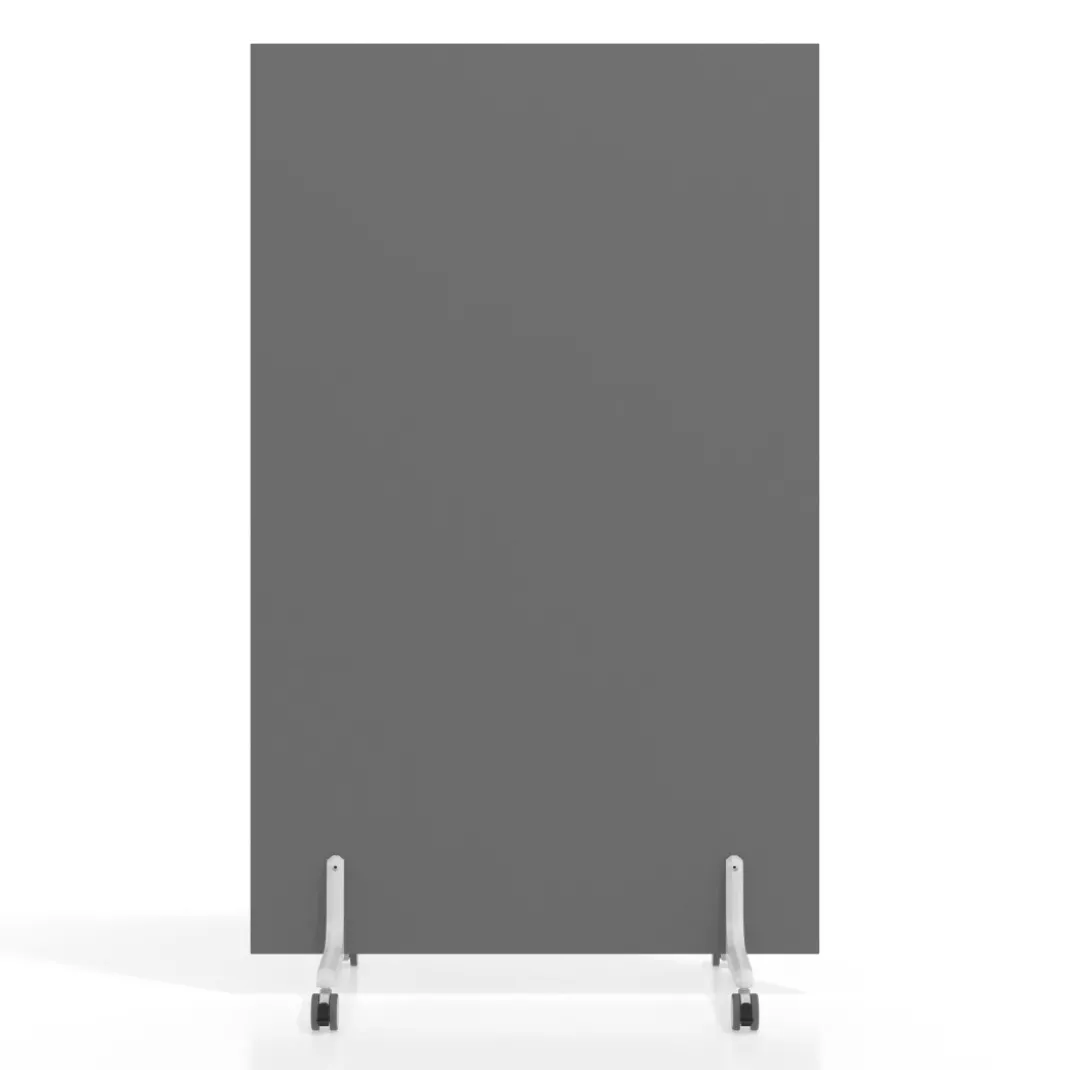 Biombo separador pared móvil Hover en melamina, posición vertical, ancho 100cm