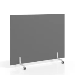 Biombo separador pared móvil Hover en melamina, posición horizontal, alto 120cm