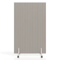 Biombo separador pared móvil Hover en melamina, posición vertical, ancho 100cm