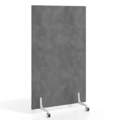 Biombo separador pared móvil Hover en melamina, posición vertical, ancho 100cm