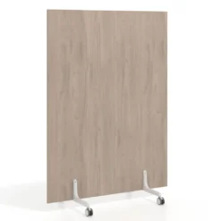 Biombo separador pared móvil Hover en melamina, posición vertical, ancho 120cm