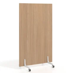 Biombo separador pared móvil Hover en melamina, posición vertical, ancho 100cm