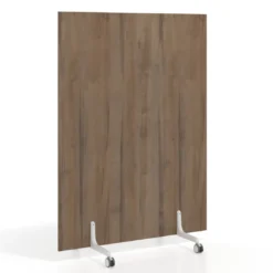 Biombo separador pared móvil Hover en melamina, posición vertical, ancho 120cm