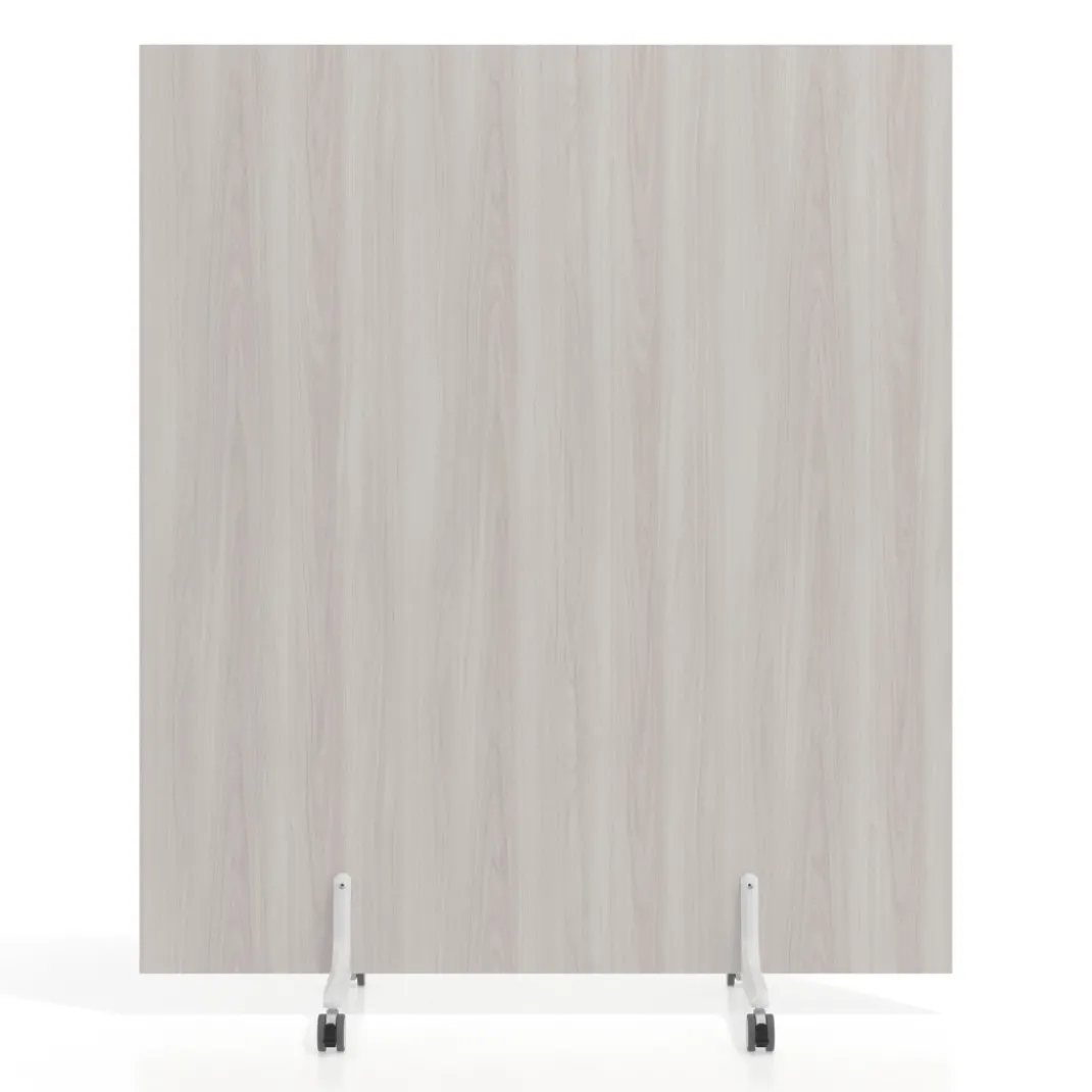 Biombo separador pared móvil Hover en melamina, posición vertical, ancho 140cm