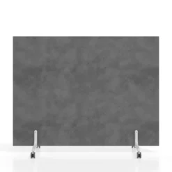 Biombo separador pared móvil Hover en melamina, posición horizontal, alto 120cm