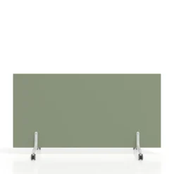 Biombo separador pared móvil Hover en melamina, posición horizontal, alto 80cm