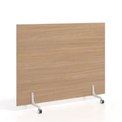 Biombo separador pared móvil Hover en melamina, posición horizontal, alto 120cm