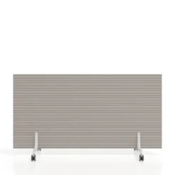 Biombo separador pared móvil Hover en melamina, posición horizontal, alto 80cm