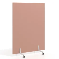 Biombo separador pared móvil Hover en melamina, posición vertical, ancho 120cm