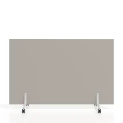 Biombo separador pared móvil Hover en melamina, posición horizontal, alto 100cm