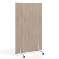 Biombo separador pared móvil Hover en melamina, posición vertical, ancho 100cm