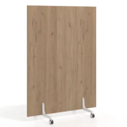 Biombo separador pared móvil Hover en melamina, posición vertical, ancho 120cm