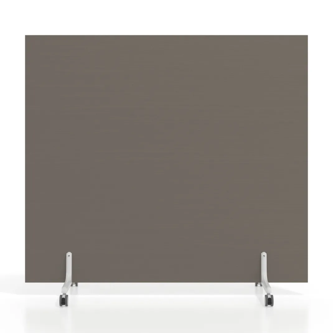 Biombo separador pared móvil Hover en melamina, posición horizontal, alto 140cm
