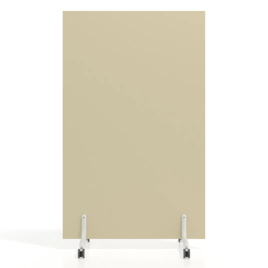 Biombo separador pared móvil Hover en melamina, posición vertical, ancho 100cm