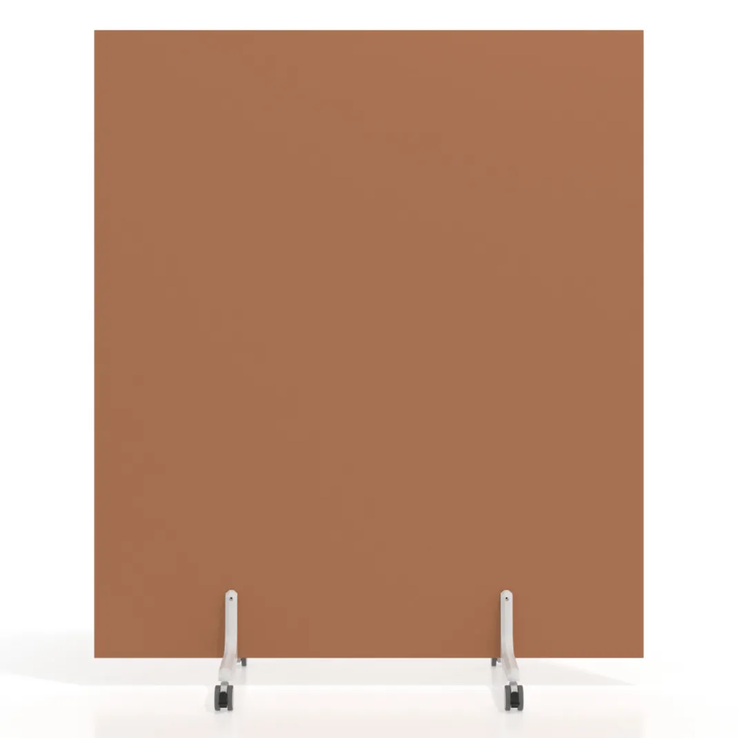 Biombo separador pared móvil Hover en melamina, posición vertical, ancho 140cm