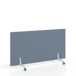 Biombo separador pared móvil Hover en melamina, posición horizontal, alto 80cm