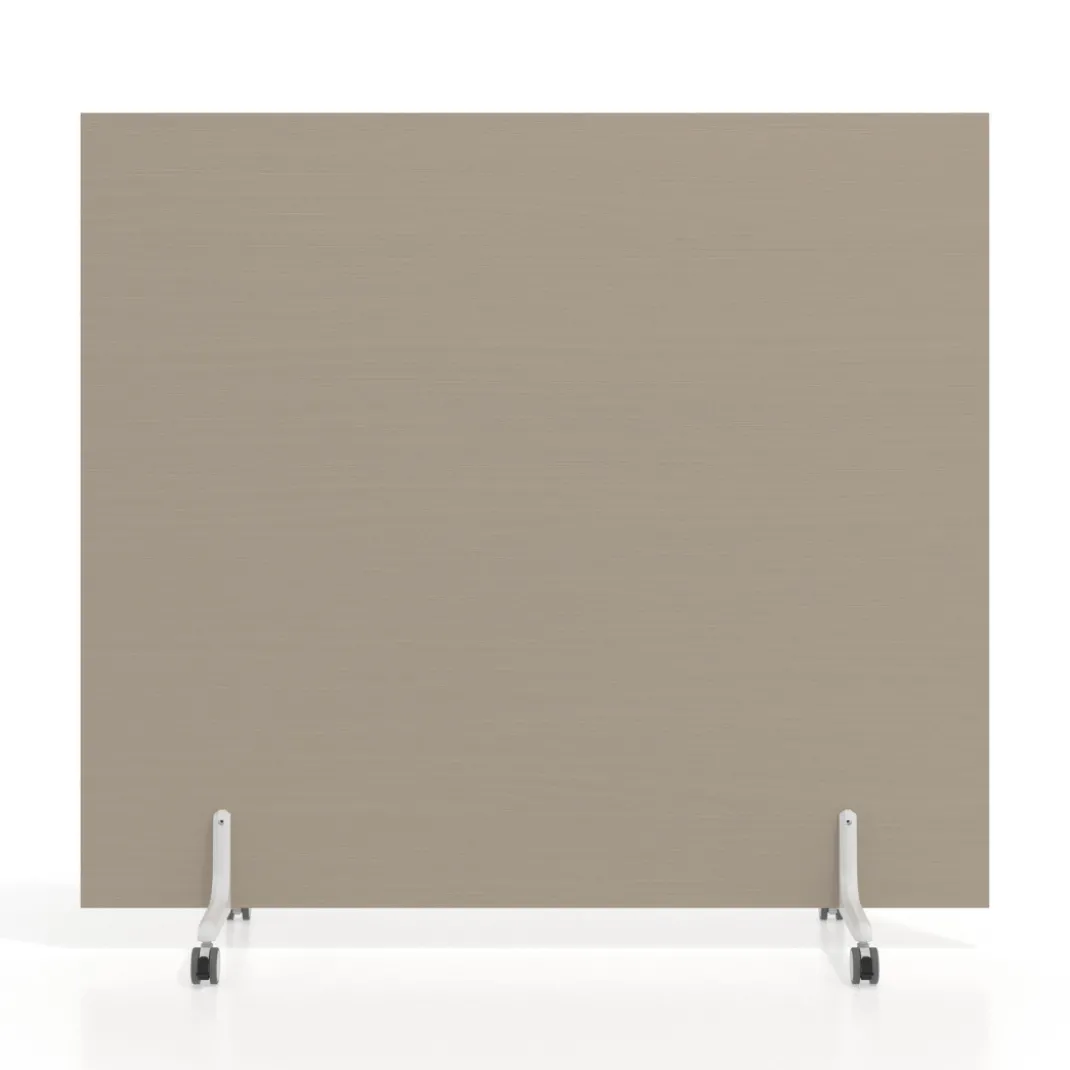 Biombo separador pared móvil Hover en melamina, posición horizontal, alto 140cm