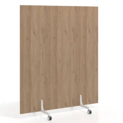Biombo separador pared móvil Hover en melamina, posición vertical, ancho 140cm