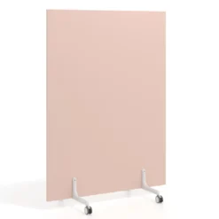 Biombo separador pared móvil Hover en melamina, posición vertical, ancho 120cm