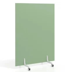 Biombo separador pared móvil Hover en melamina, posición vertical, ancho 120cm